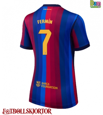 Barcelona Fermin Lopez #7 Hemmatröja Dam 2026-27 Kortärmad